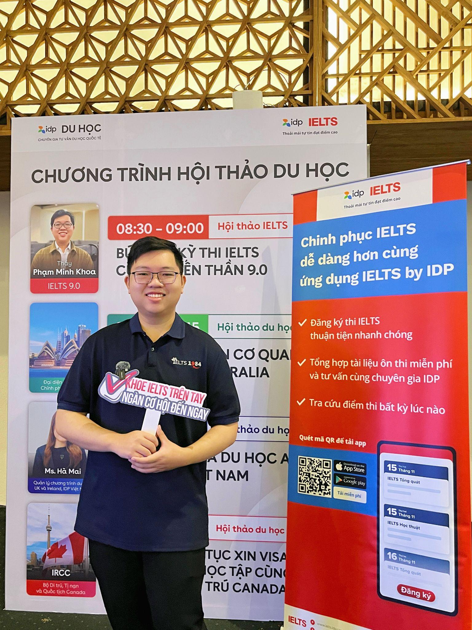 Thầy Phạm Minh Khoa 2 lần đạt IELTS 9.0 chia sẻ những yếu tố cần có để đạt mục tiêu điểm số IELTS